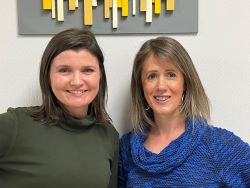  CMS occupational therapists Lindsay Boyce and Christy Spencer